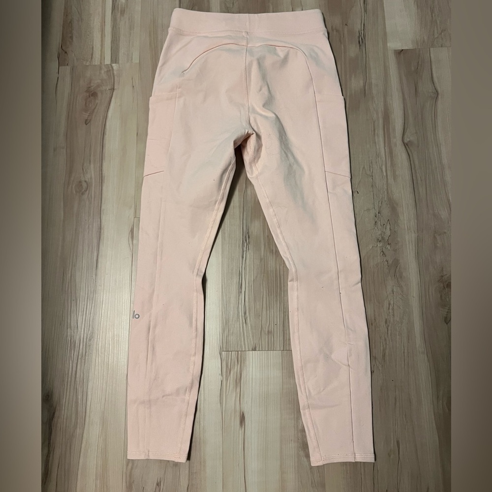 ALO Yoga Soft Pink Leggings Sz M